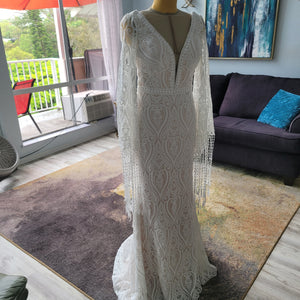 wedding dress with long sleeves