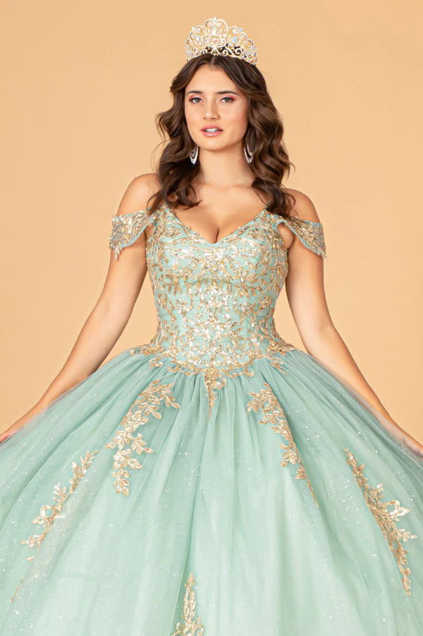 mint and gold quinceanera dresses Ball Gown Mint Blue Quinceanera Dresses Mint Green Debut Gown Ball Gown Mint Green And Gold