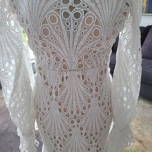 boho mermaid wedding dress