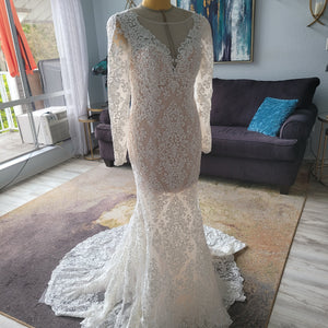 boho beaded wedding dress