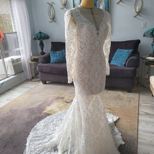 boho beaded wedding dress