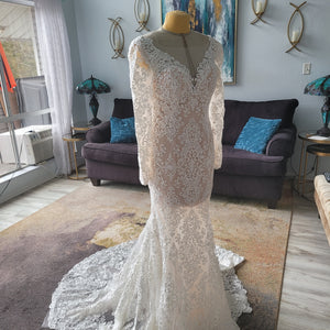 boho beaded wedding dress