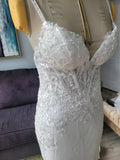 Beaded Lace Mermaid Custom Made Wedding Dress