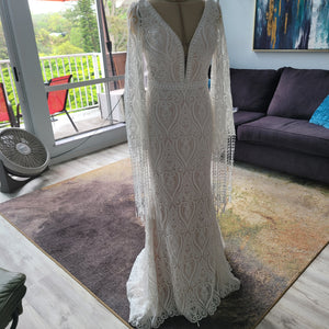 wedding dress with long sleeves