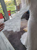 Boho Lace Mermaid Wedding Dress 