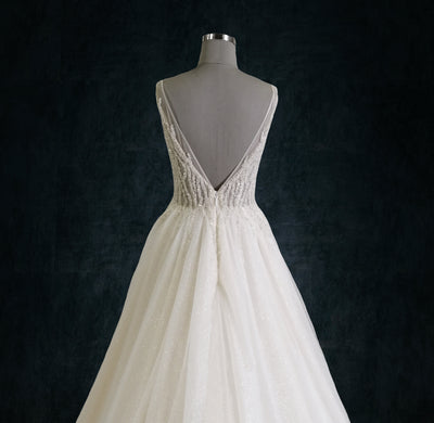 boho beaded mermaid wedding dresses 