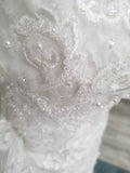 Boho Beaded Mermaid Wedding Dress