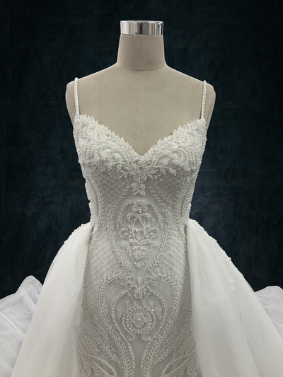 wedding dress with long sleeves