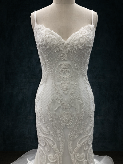 wedding dress with long sleeves