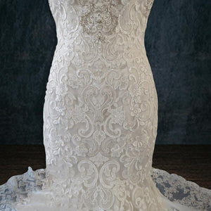 boho beaded wedding dress
