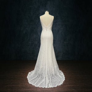 custom designed wedding dress