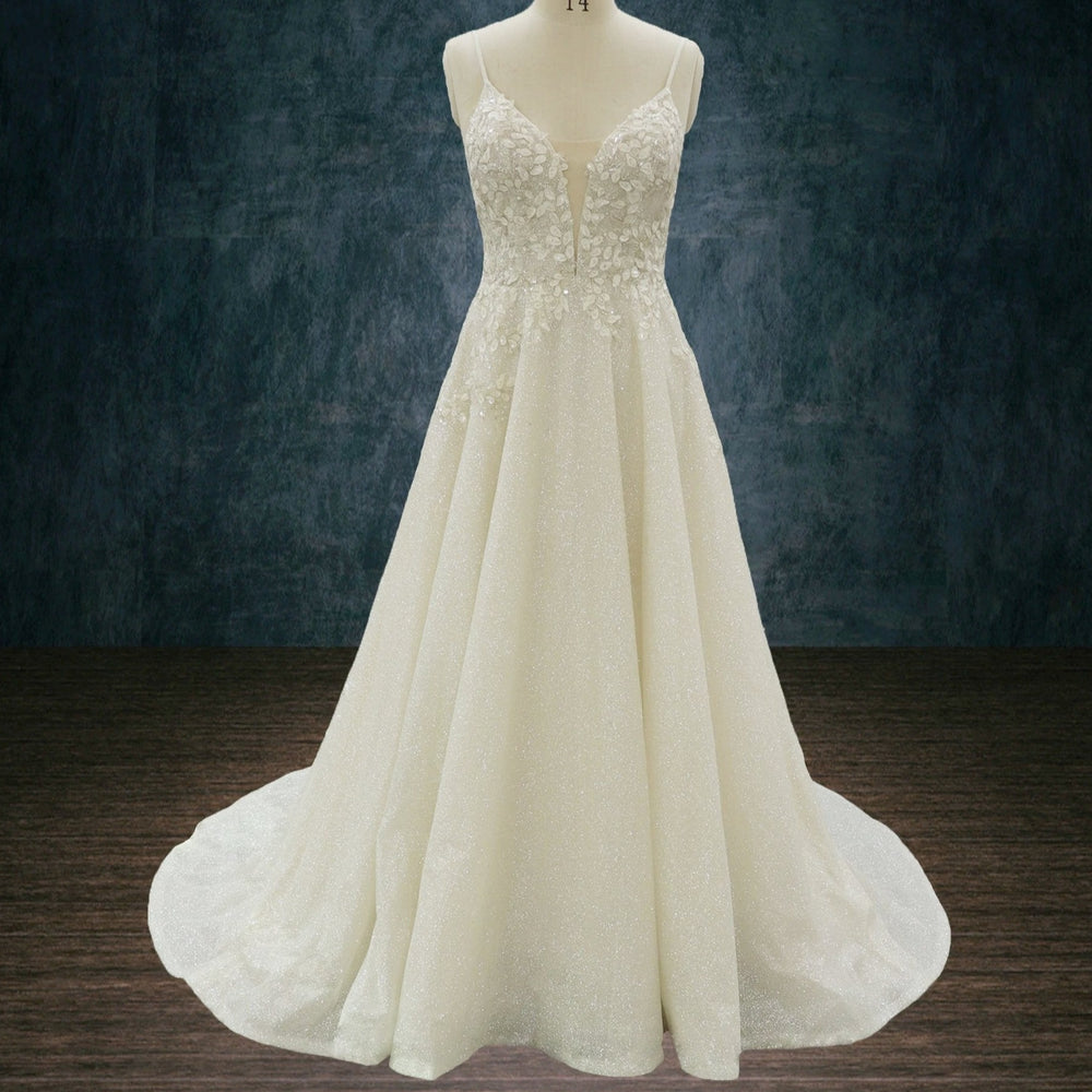 wedding dress with long sleeves