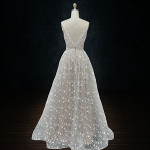 long sleeve lace wedding dress custom wedding dress