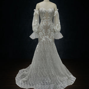 custom designed wedding dress
