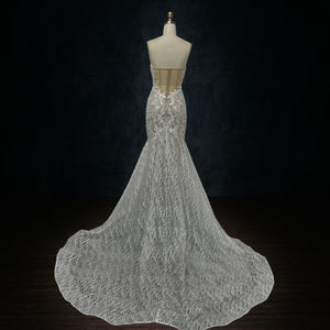 custom designed wedding dress