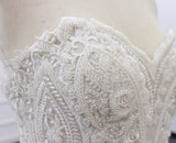 Beaded Lace Boho Mermaid Wedding Dress